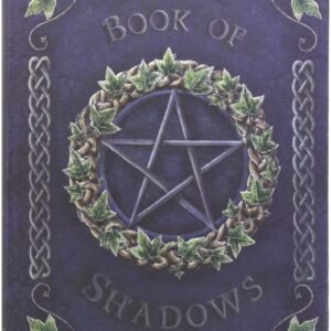 Magicun N.Giftware~, Blue Embossed Book of Shadows Ivy 17cm, Coated, Wood Free Paper