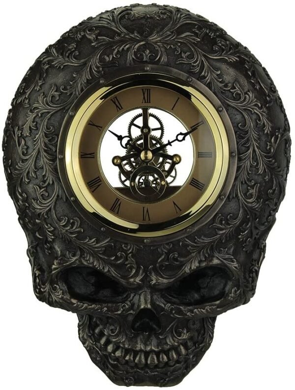 Magicun  Collection~Steampunk Skull Decorative Wall Clock