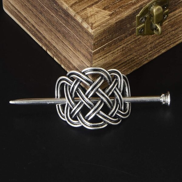 Viking Dragon Hair Hairpins Clips- Norse Celtic Knot Hair Accessories Hair Slide Hair Barrettes Irish Hair Decor for Long Hair Jewelry Braids Hair Stick With Dragon Design