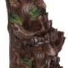 Light Collection~Forest Elders Backflow Incense Burner 19cm, Brown