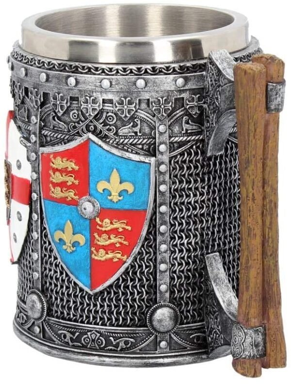 Magicun N.Giftware~English Tankard Mug 17.5cm Silver