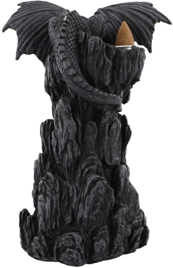 Nemesis Now Dragon Tower Incense Burner 24.5cm Black, Resin, 20cm
