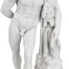 Magic  Collection~Design Toscano WU74741 Farnese Hercules Roman God Statue, 10 Inch, Bonded Marble Polyresin, White