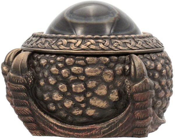 Magic  Collection~Bronze Finish Dragon Eye Trinket/Stash Box