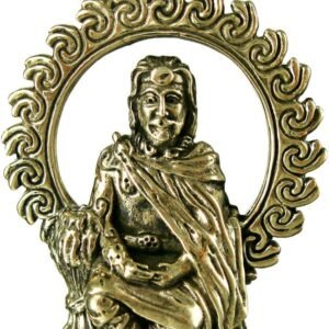 Bronze Celtic God Lugh Pendant; 1.5 Inches Tall