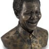 Magic  Collection~Bronze Finished Nelson Mandela Mini-Bust Statue