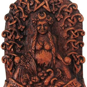 Magicun Altar~Habondia Wall Plaque Wood Finish