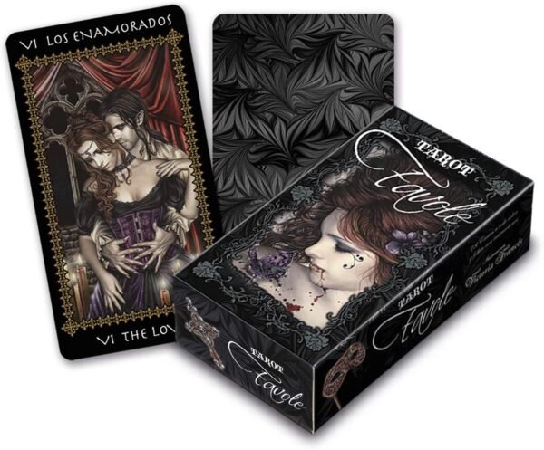 Wiccan Collection~Fournier Victoria Frances Tarot Cards 12cm Black