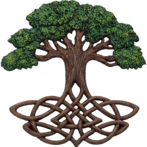 Wiccan Collection~Tree of Life Wall Plaque 38.5cm Brown