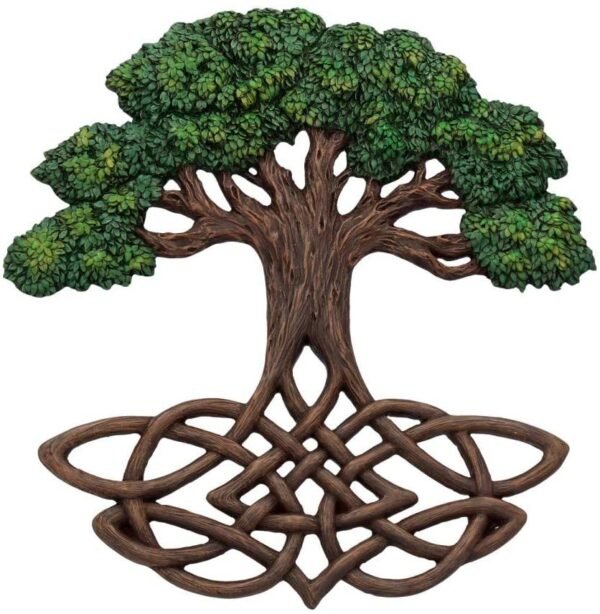 Wiccan Collection~Tree of Life Wall Plaque 38.5cm Brown