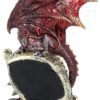 Fantasy Collection~ Eye Of The Dragon Red Figurine 26cm Red