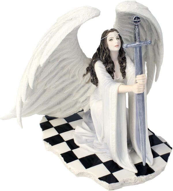 Artist Collections~ B2401F6 The Blessing Anne Stokes Figurine 21cm White