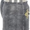 Mythology Collection~ Crusader Tankard Mug 16cm Grey