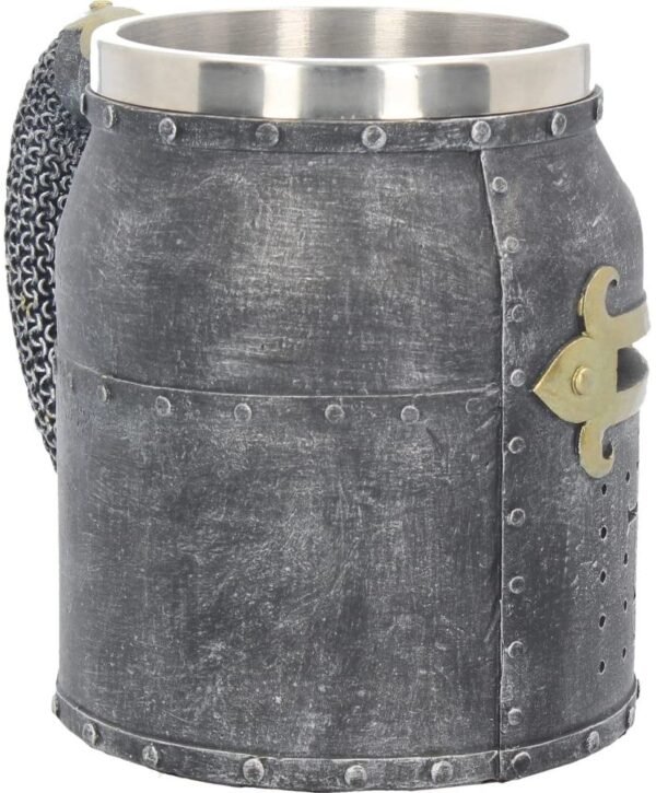 Mythology Collection~ Crusader Tankard Mug 16cm Grey