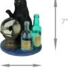 Magic  Collection~Witch's Apprentice by Lisa Parker Black Cat and Crystal Ball Statue