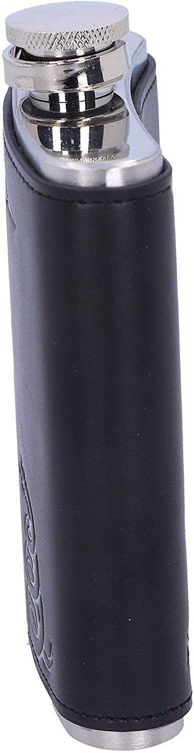 Magicun N.Giftware~Black Officially Licensed Metallica Album Hip Flask, Stainless Steel, 7cm