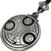 Soloman Pentant~Pewter Time Lord Seal of Gallifrey Pendant