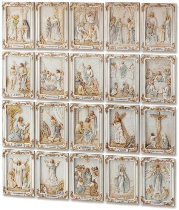 Magic  Collection~The Mysteries of The Rosary Wall Plaque Set