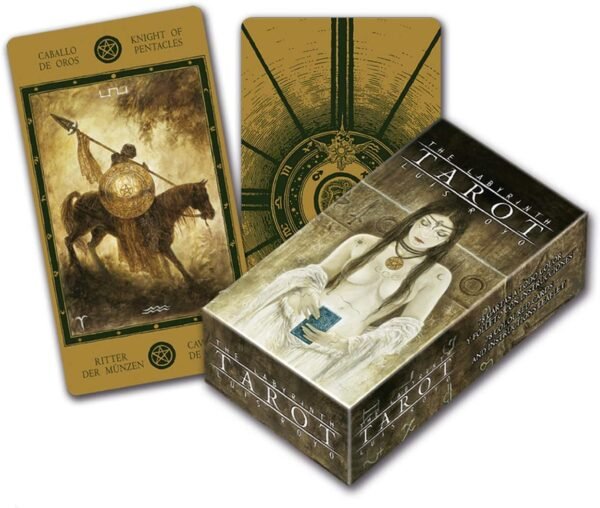 Wiccan Collection~Fournier The Labyrinth Tarot Cards 12cm Black