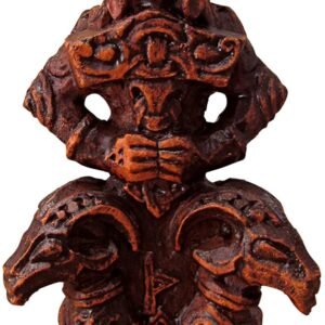 71UjaMmAz6L._AC_SL1500 Magicun Altar~Dryad Design Norse God of Thunder Thor Figurine - Wood Finish