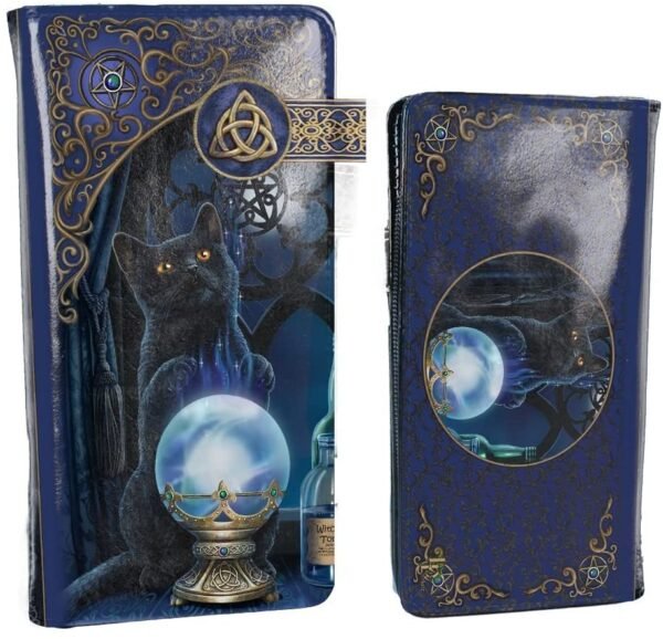 Artist Collections~ B4005K8 Witches Apprentice Lisa Parker Embossed Purse 19cm Purple, PU