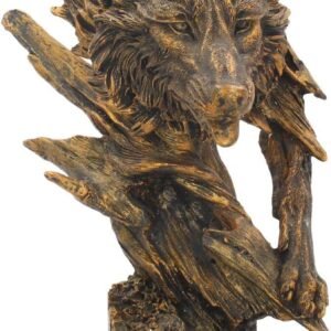 Animal Collection~ Wolf Figurine 44cm Bronze