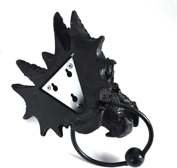 Magicun N.Giftware~Nemesis Black Dragon Door Knocker - 20cm / 8"