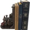 Magic  Collection~Steampunk Steam Locomotive Bronze Finished Single Bookend