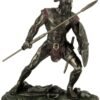 Magicun  Collection~Achilles Rage Trojan War Hero Achilleus Holding Spear and Shield Statue
