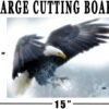 Magic  Collection~American Bald Eagle Flying Kitchen Glass Cutting Board Patriotic Decorative Gift Design