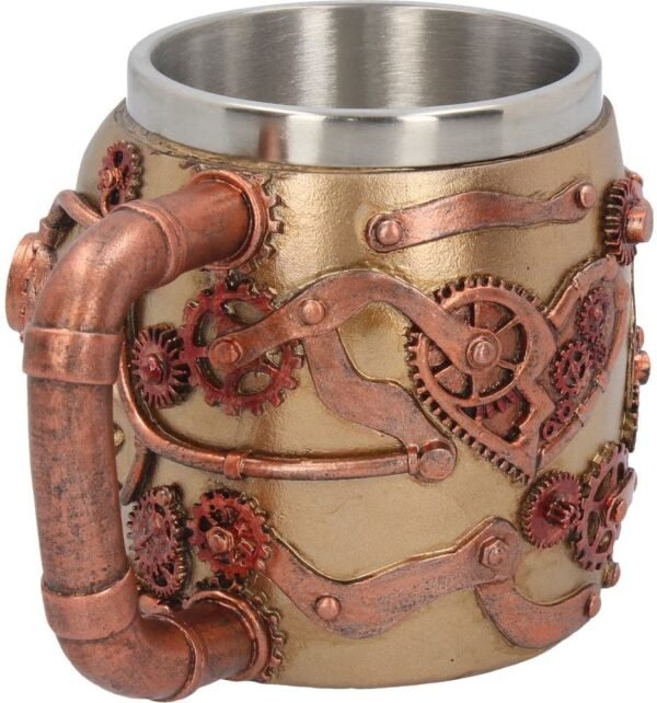 Steampunk Collection~Steaming Tankard Mug 13cm Bronze