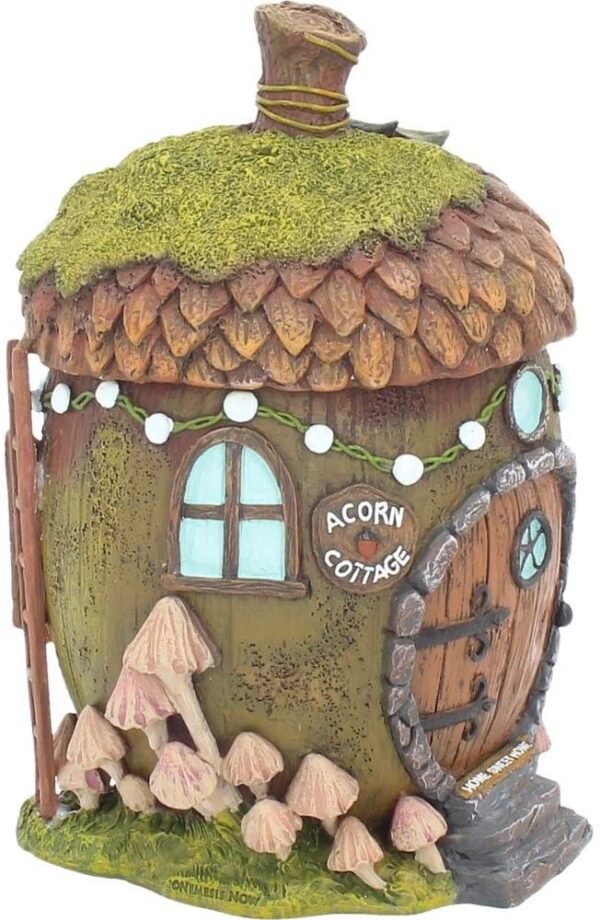 Nemesis Now Acorn Fairy House Figurine 18.5cm Brown, Resin