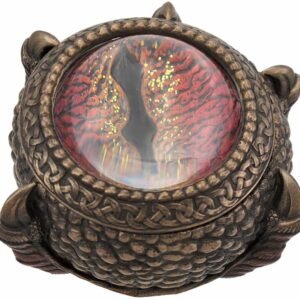 Magic  Collection~Bronze Finish Dragon Eye Trinket/Stash Box