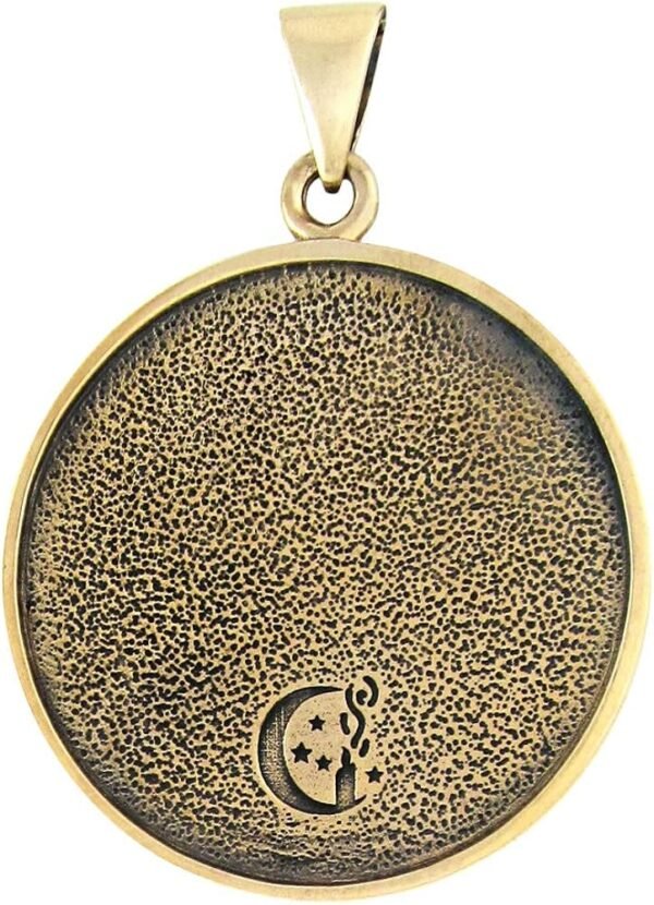 Bronze Second Pentacle of Saturn Talisman for Defense Talisman