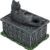 Nemesis Now Fortune's Keeper Tarot Box 17cm Black, Resin