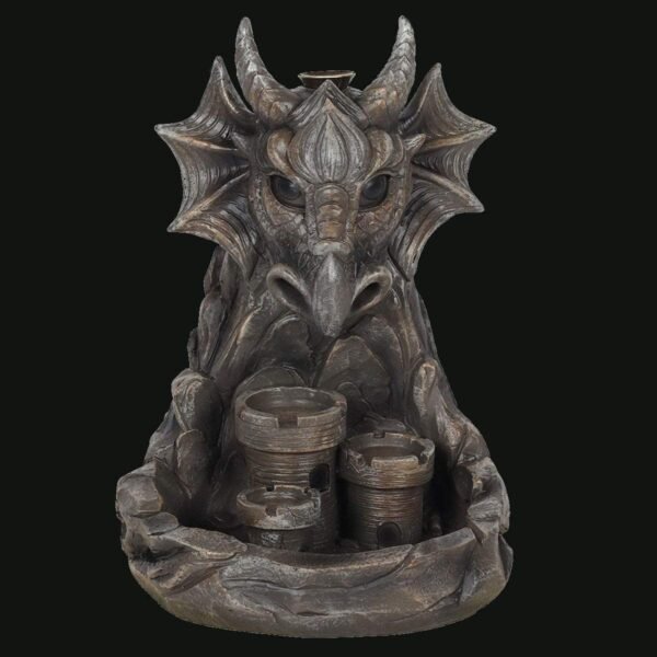Spirit of Equinox Grey Dragon Backflow Incense Burner Incense Cone Back Flow Burner Gift