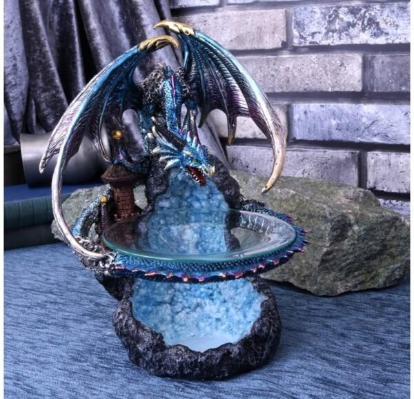 Fantasy Collection~ Flame Saviour 24cm Oil Burner, Blue