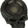 Magic  Collection~Antiqued Bronze Finish Human Skull Decorative Dish