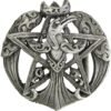 Magicun Altar~Pewter Crescent Raven Wiccan Pentacle Belt Buckle