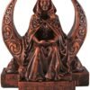 Magicun Altar~Dryad Design Moon Goddess Figurine - Wood Finish
