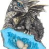 Fantasy Collection~ U2050F6 Nest Guardian Figurine 14cm Blue, Resin, One Size