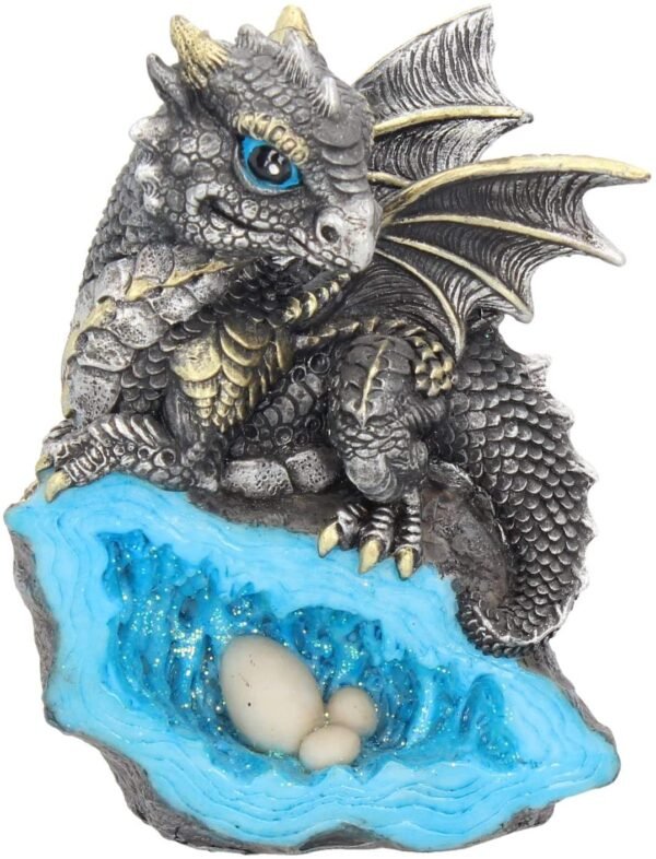 Fantasy Collection~ U2050F6 Nest Guardian Figurine 14cm Blue, Resin, One Size