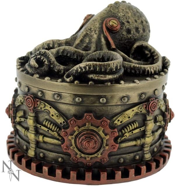 Magicun N.Giftware~Boxtopus Box 16cm Bronze