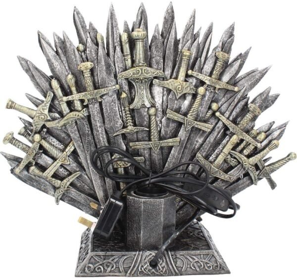 Nemesis Now Sword Lamp 38cm, Resin, Silver