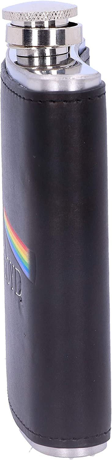 Magicun N.Giftware~B4878P9 Pink Floyd Dark Side of the Moon Hip Flask, Resin w. Stainless Steel