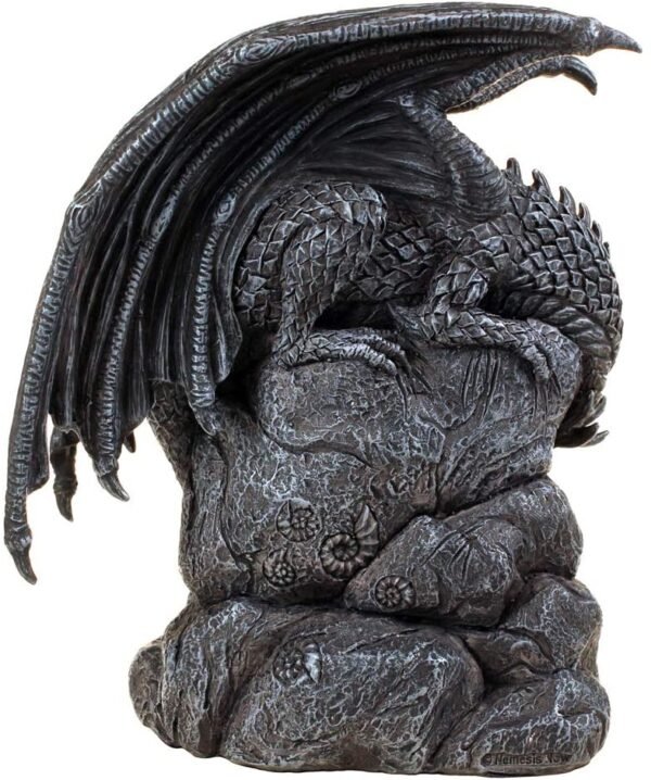 Nemesis Now Dragon Pool Backflow Incense Burner 19cm Black, Resin, One Size