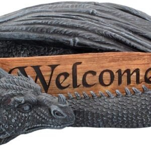 Nemesis Now Dragon's Welcome Figurine 32cm Black
