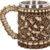 Dark Collection~Skull Pit Tankard Mug 16.2cm Ivory