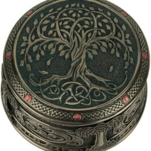 Magic  Collection~Bronze Finish Spiritual Tree of Life Trinket Box