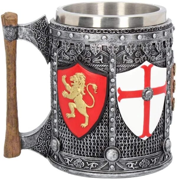 Magicun N.Giftware~English Tankard Mug 17.5cm Silver